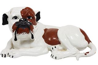 Vintage Italian Terracotta Bulldog
