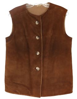 Vintage Gucci Italian Leather Vest