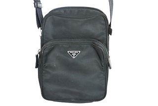 Prada Black Canvas Cargo Mini Bag