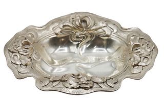 Embossed Sterling Silver Bowl 3 OZT