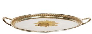 English Silver Plated Tray