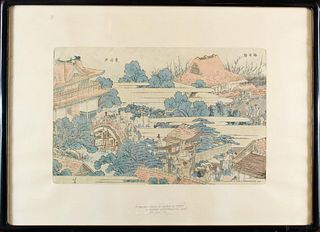 Katsushika Hokusai (1760-1849) Japanese, Woodblock