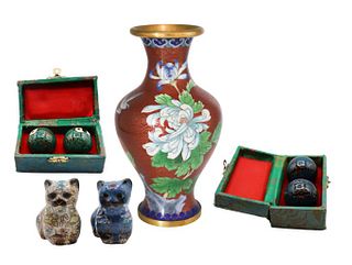 Various Chinese Cloisonne Items
