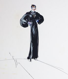 Robert Kalloch Costume Sketch 1930s