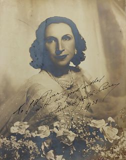 Signed Photo of Opera Star Amelita Galli-Curci 