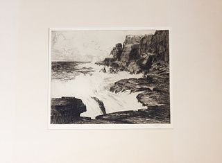 C. Jae Young, Signed Etching, 1930