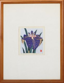 Kunie Sugiura  (B 1942) Japan, Woodblock Print