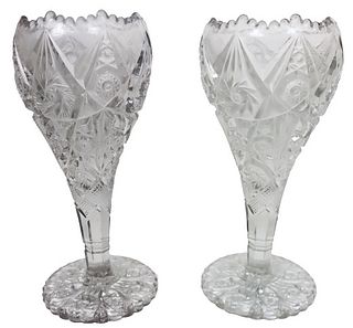 (2) Cut Glass Chalices