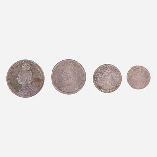 Ten British Coins and Medals