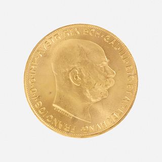 Austria 1915 100 Corona Restrike Gold Coin