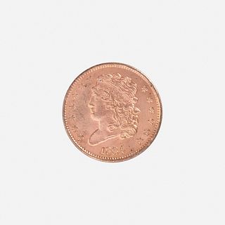 U.S. 1834 Classic Head 1/2C Coin