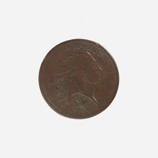U.S. 1793 Wreath Vine and Bars 1C Coin