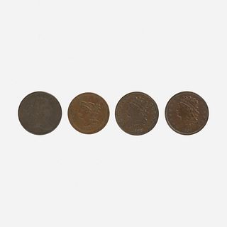 Four U.S. 1/2C Coins