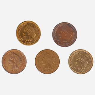 Twenty U.S. Indian Head 1C Coins