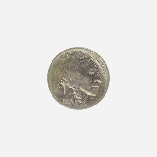 U.S. 1915-D Buffalo 5C Coin