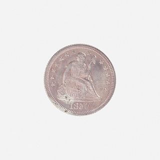 U.S. 1857 Seated Liberty 25C Coin