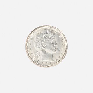 U.S. 1907-O Barber 25C Coin