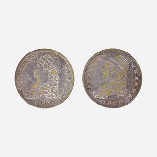 U.S. 1808 and 1809 Capped Bust 50C Coins