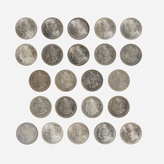 Twenty-three U.S. Morgan $1 Coins