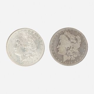 Thirty-one U.S. Morgan $1 Coins