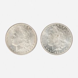 Forty-seven U.S. Morgan $1 Coins