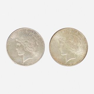 Sixty-three U.S. Peace S$1 Coins