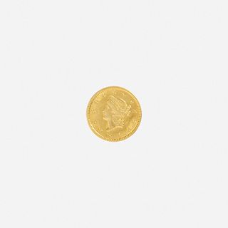 U.S. 1849 Liberty $1 Gold Coin