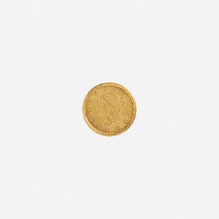 U.S. 1853 Liberty $1 Gold Coin