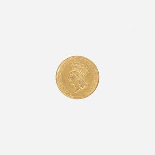 U.S. 1862 Indian Head $1 Gold Coin