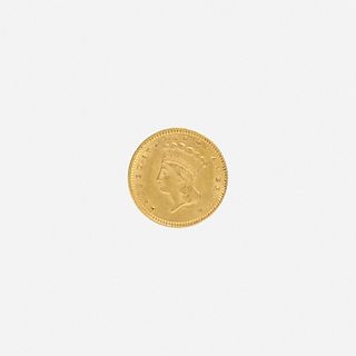 U.S. 1874 Indian Head $1 Gold Coin