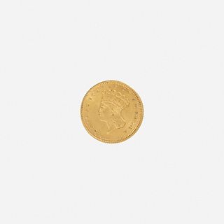 U.S. 1883 Indian Head $1 Gold Coin