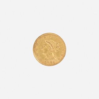 U.S. 1851 Liberty $2.5 Gold Coin