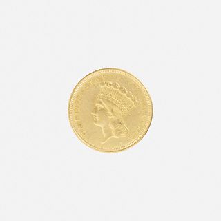 U.S. 1854-O $3 Gold Coin