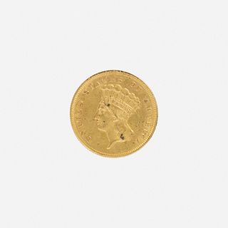 U.S. 1868 $3 Gold Coin