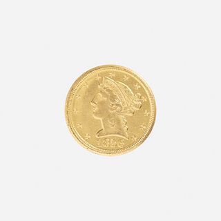 U.S. 1856-D Liberty $5 Gold Coin