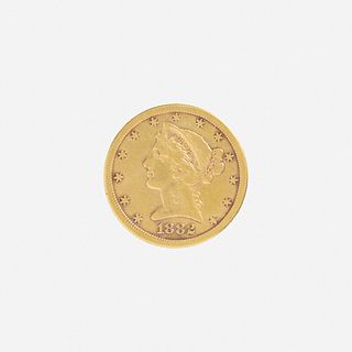 U.S. 1882-CC Liberty $5 Gold Coin