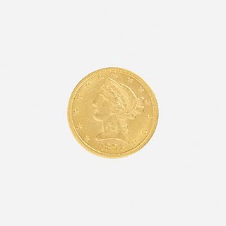 U.S. 1891-CC Liberty $5 Gold Coin