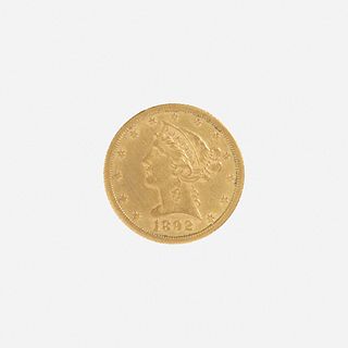 U.S. 1892-CC Liberty $5 Gold Coin