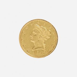 U.S. 1848-O Liberty $10 Gold Coin