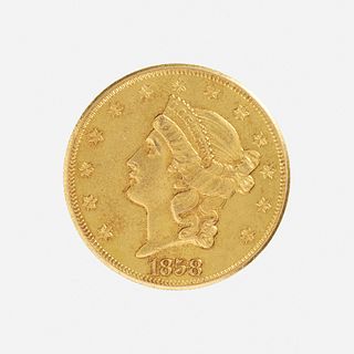 U.S. 1858-O Liberty $20 Gold Coin
