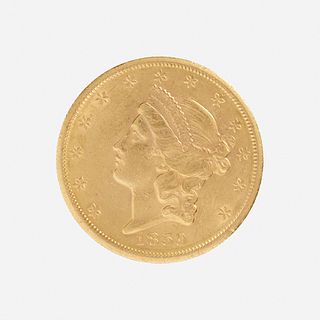 U.S. 1859-S Liberty $20 Gold Coin