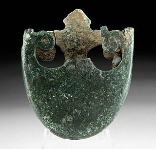 Medieval English Leaded Bronze Broadsword Chape