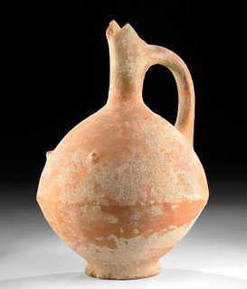 Ancient Persian Bronze Age Ceramic Pouring Vessel