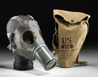 American WWII Era Civilian Gas Mask