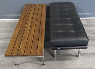 Lot of Midcentury Modern Benches