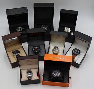 WATCHES. Grouping of Contemporary Men's Watches.