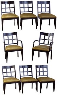Berman-Rosetti Fretwork Wood Dining Chair Collection