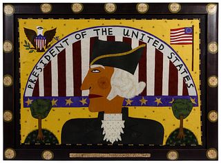 Chris Roberts-Antieau (American, b.1950) 'George Washington' Tapestry
