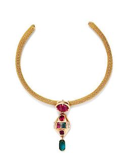 A Collection of Yellow Gold, Tourmaline and Diamond Jewelry, Lucia Wagner, 46.40 dwts.