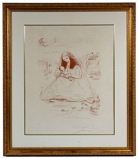 (After) Salvador Dali (Spanish, 1904-1989) 'Madonna with Child' Etching